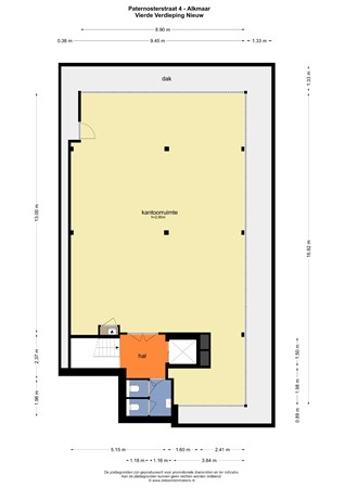Floor plan - Paternosterstraat 2-4, 1811 KG Alkmaar 